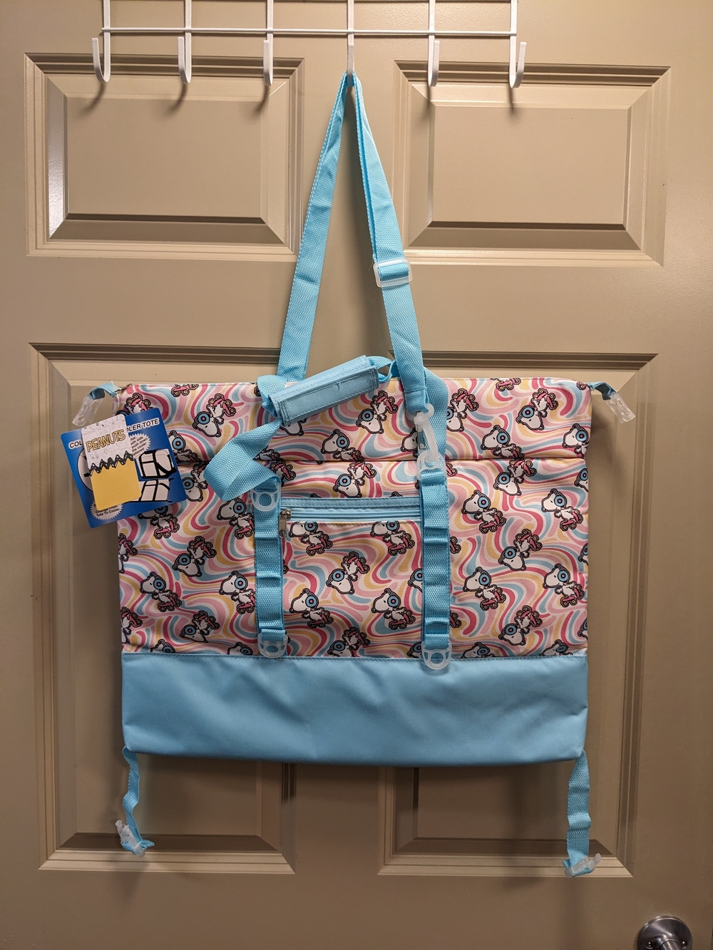 Peanuts Snoopy Collapsible Insulated Cooler Tote Bag